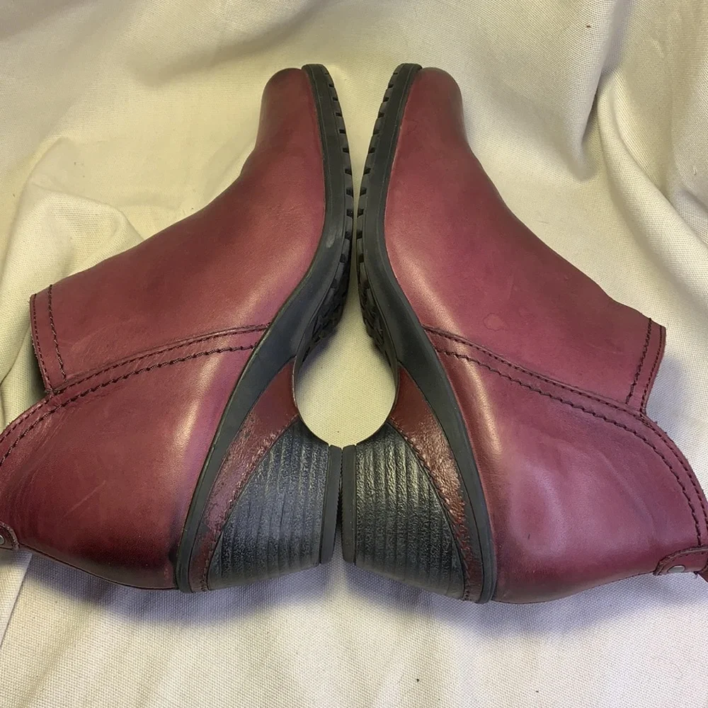 Spring step super soft leather ankle booties